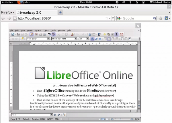 LibreOffice is an offshoot of the open-source project OpenOffice, which was formed after the acquisition of Sun by Oracle last year