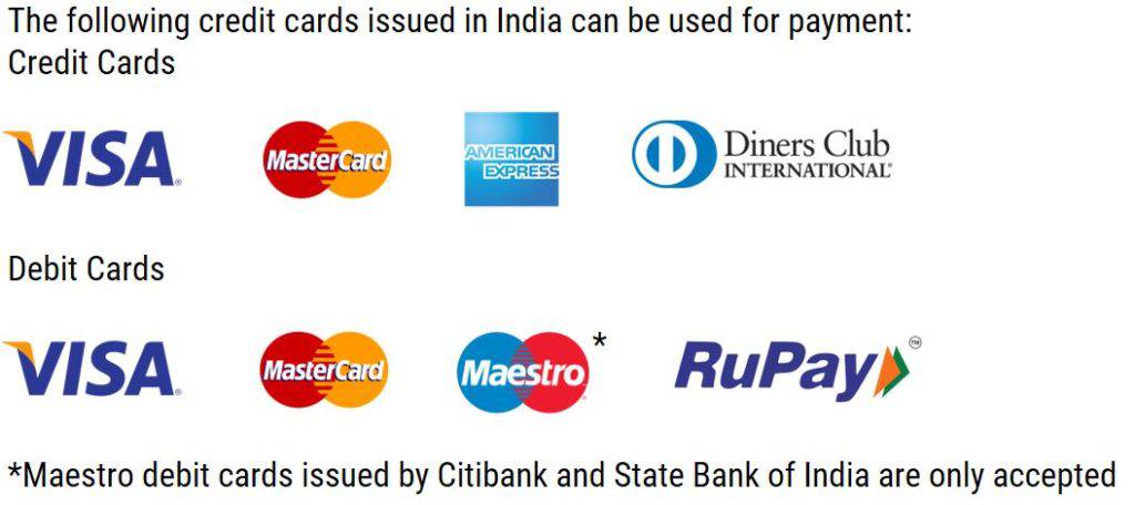 Сегодня торговая площадка принимает кредитные карты, выпущенные в Индии